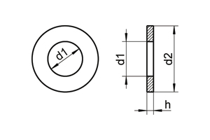 KIPP - Rondelle plate DIN EN ISO 7089 A