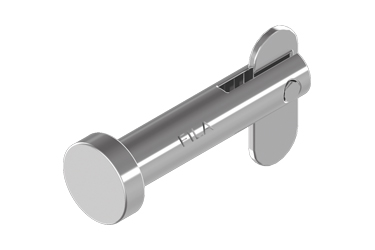 Diamètre M8 Viwanda Goupille darrêt en acier inoxydable avec poignée en aluminium en T autobloquante Longueur de serrage 30 mm